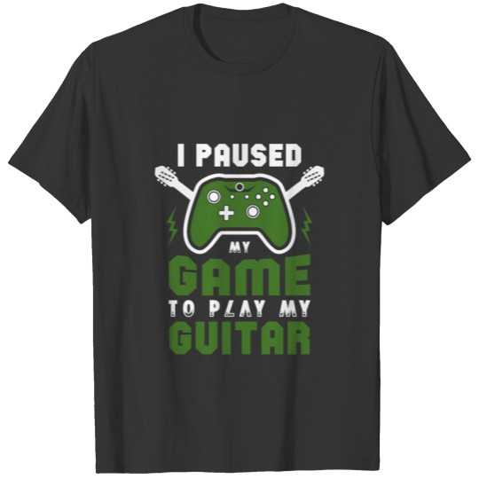 Guitar Gaming Design for a Guitar player T-shirt