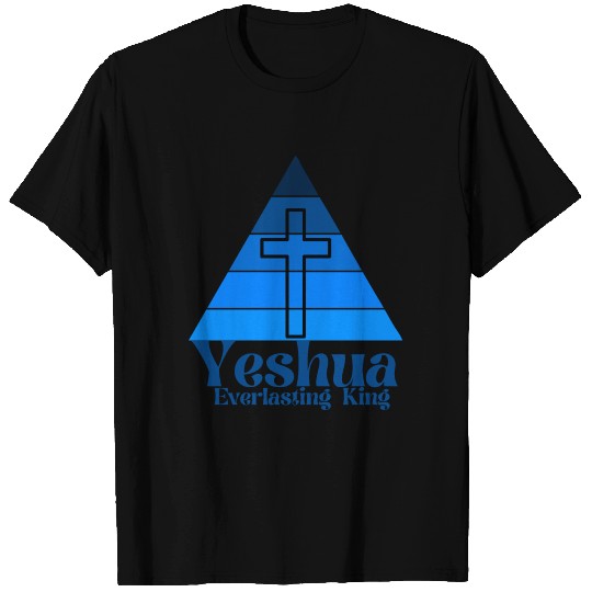 Yeshua pyramid and cross T Shirts