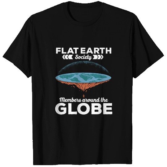 Flat Earth Society members around the globe gift T Shirts
