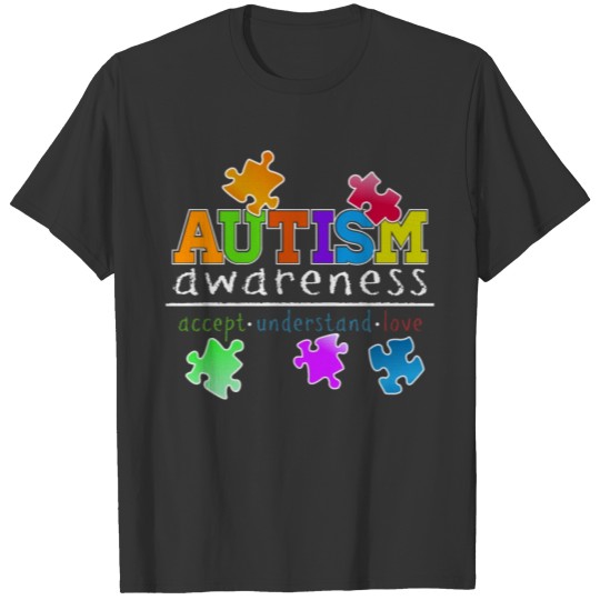 Autism Awareness Accept Understand Love Autism T-shirt
