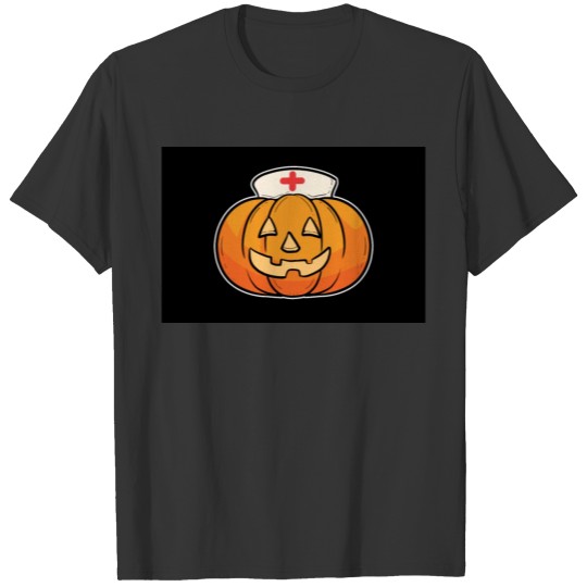 Halloween Nurse Pumpkin Aid Hospital Pumpkins Gift T-shirt