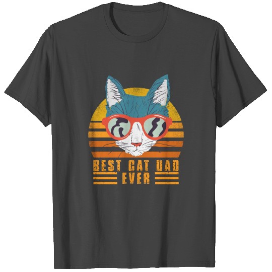 Best Cat Dad Ever Funny Cat Daddy Father Day T Shirts