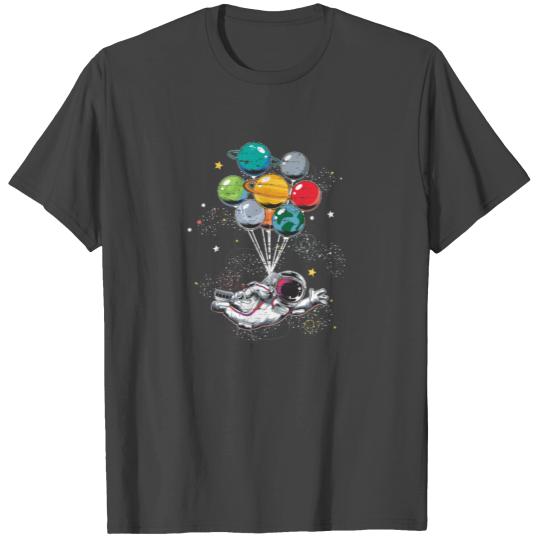 Planet Balloons Astronaut Gift Space T Shirts
