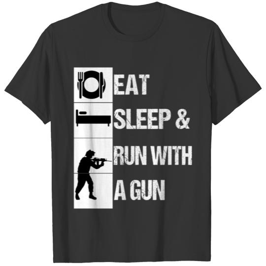 Airsofting Combat Sports Gun Lover Guns Airsoft T-shirt