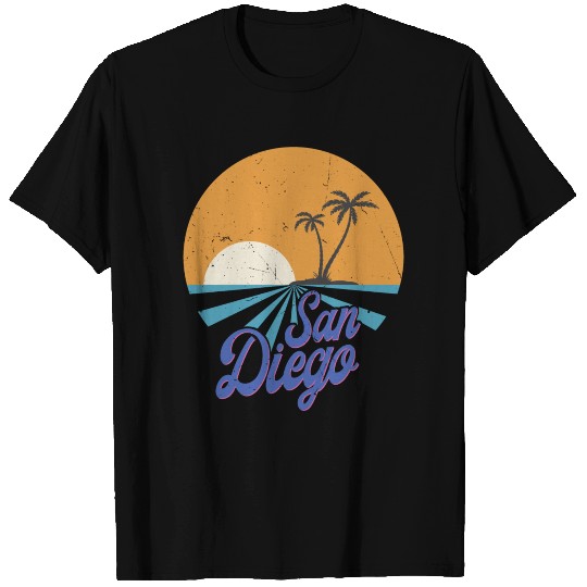 San Diego Sunrise Vintage T Shirts