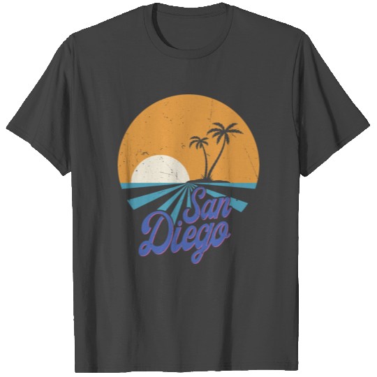 San Diego Sunrise Vintage T Shirts