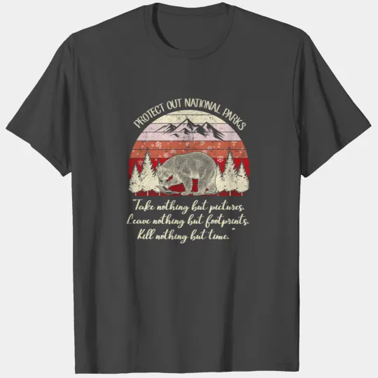 Protect Our National Parks Bear T Shirts