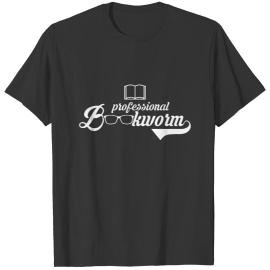 Bookworm Reading Book Glasses T Shirts