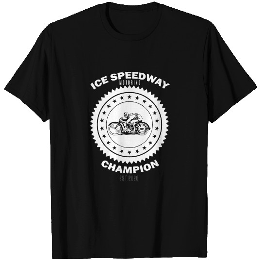 Ice Speedway Motor Sport Ice Motorcycle Gift T Shirts
