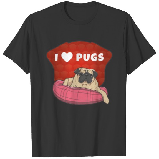 I Love Pugs T-shirt