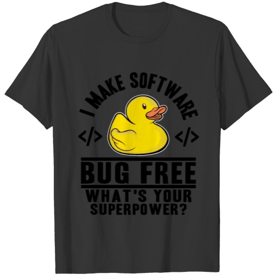 Funny Rubber Duck Debugging Programmer Gift PC T Shirts