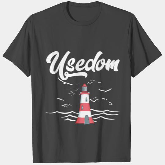 Usedom Lighthouse Pomeranian Bay Baltic Sea T Shirts