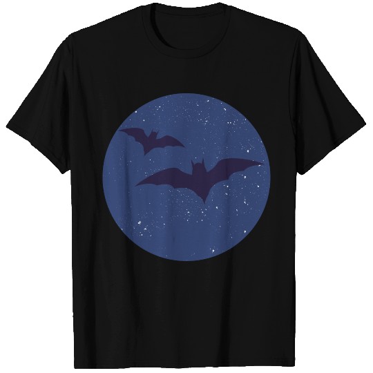 Bats Night Halloween wings scary vampire spooky T Shirts