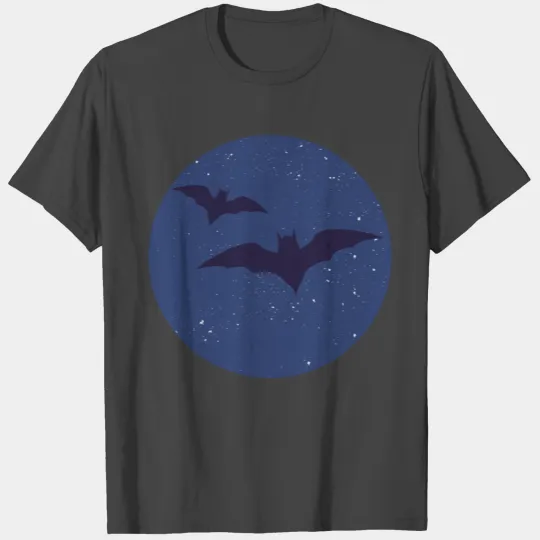Bats Night Halloween wings scary vampire spooky T Shirts