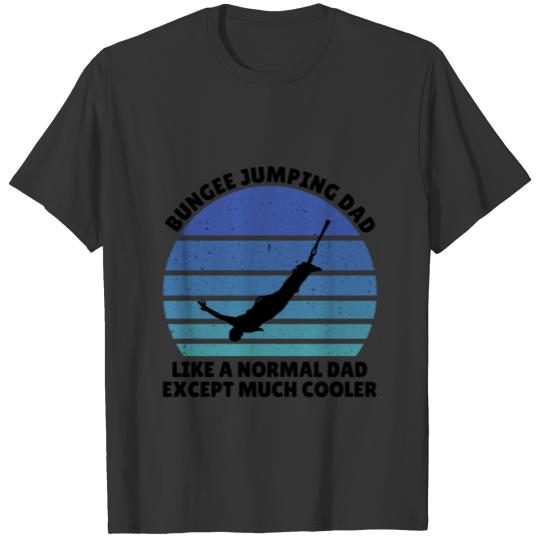 Bungee jumping dad T-shirt