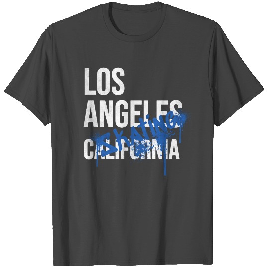 Los Angeles California Graffiti Skating T Shirts