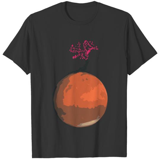 Cherry Tree On Mars T Shirts
