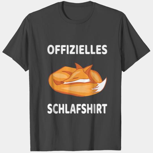 Fox Sleeping Official Sleep T Shirts