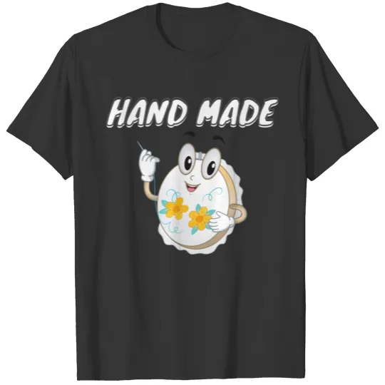 Handmade Embroidery Sew T Shirts