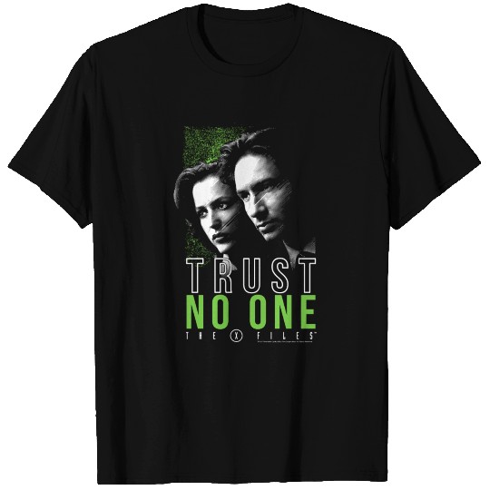The X-Files Mulder Scully Trust No One T Shirts