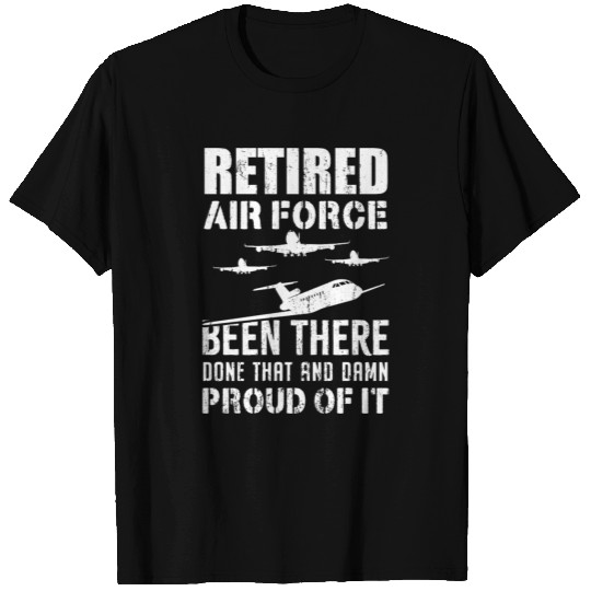 Retired Air Force Retirement T Shirts