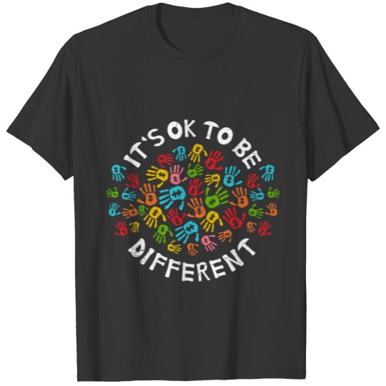 Autism Awareness It's Ok To Be Different T-shirt