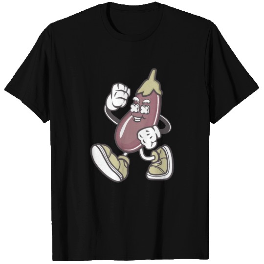 Eggplant figurine T Shirts