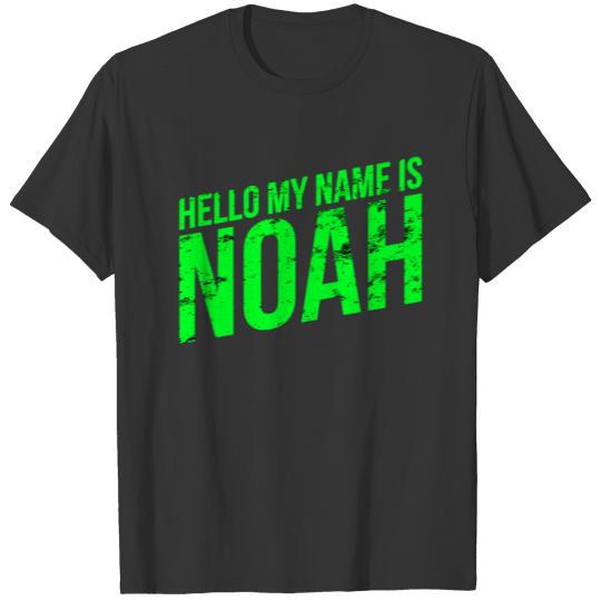Hello My Name Is Noah T Shirts