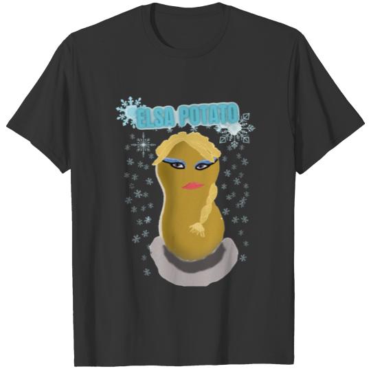 Elsa potato, potato lover, vegan potato T Shirts