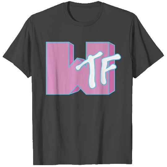 WTF Retro Design T Shirts