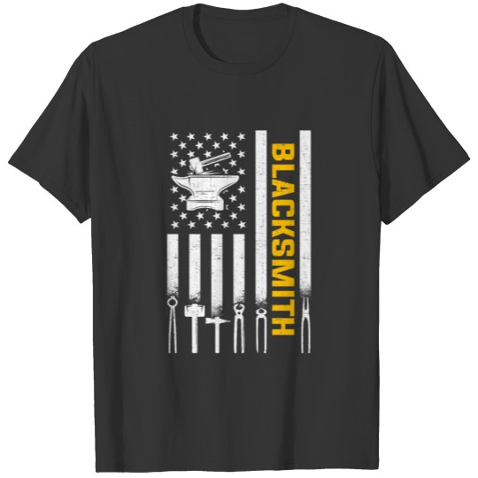 blacksmith American Flag, blacksmith T-shirt