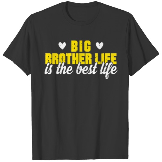 Best Big Brother Gift Funny Big Brother Life Big B T Shirts