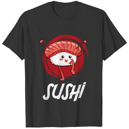 Sushi Tshirt For Fish Maki Nigiri Kawaii Miso T-shirt