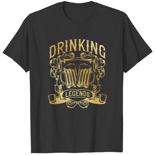 Drinking Legends Gold Team T-shirt