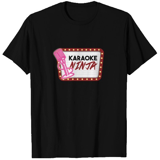 Karaoke Ninja Microphone Music SInging Mic Gift T Shirts