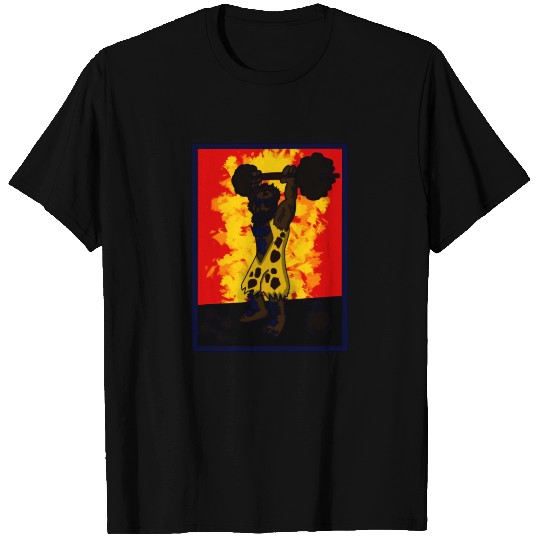 Weight Lifting Caveman T Shirts
