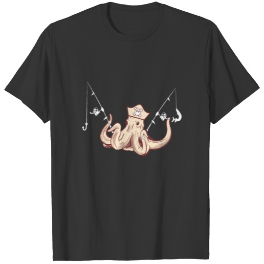 Fishing Octopus - Fisher Gear T Shirts