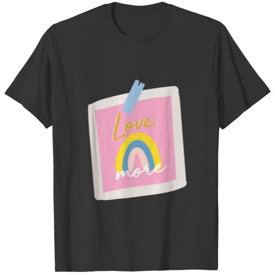 Love move rainbow T-shirt