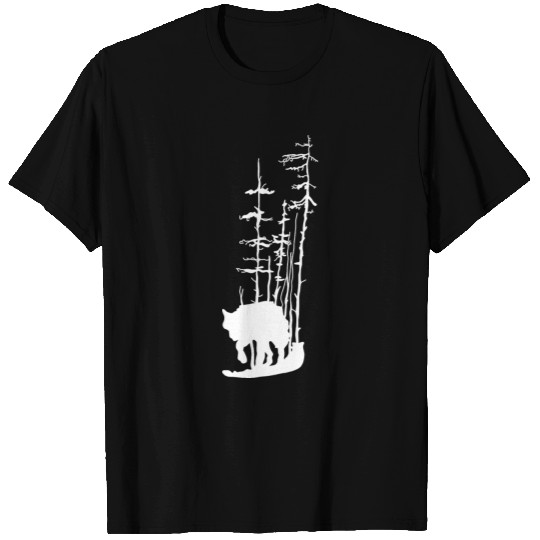 Wolf Lonely Wild T Shirts