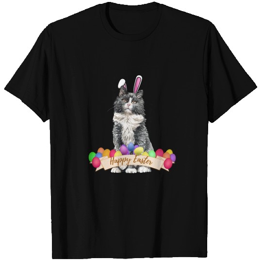 Tuxedo Cat Easter T Shirts
