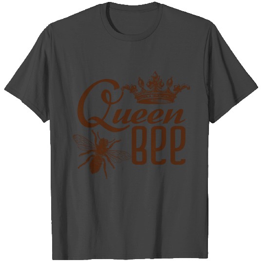 Queen bee gift beekeeper honey T Shirts