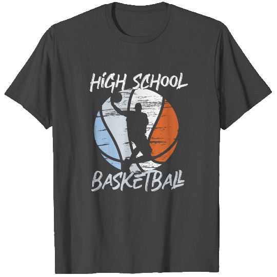 High School Basketball Player Sports Girl T Shirts