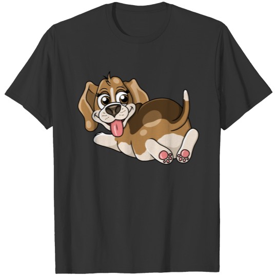 Funny little beagle dog lovers design T Shirts