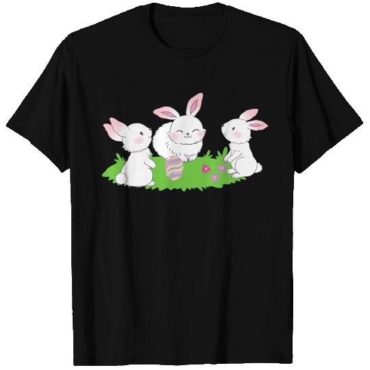 Bunnies Cute Easter Egg T Shirts