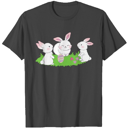 Bunnies Cute Easter Egg T Shirts