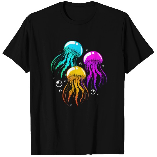 Jellyfish Colorful Squad Team T Shirts