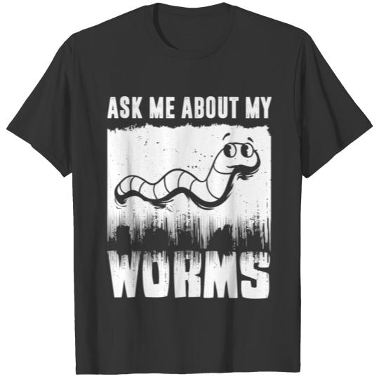 Worm Composting Gift Vermicomposting Compost Bin T-shirt