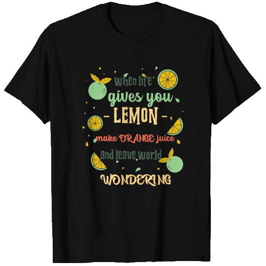 Making Orange Juice T Shirts