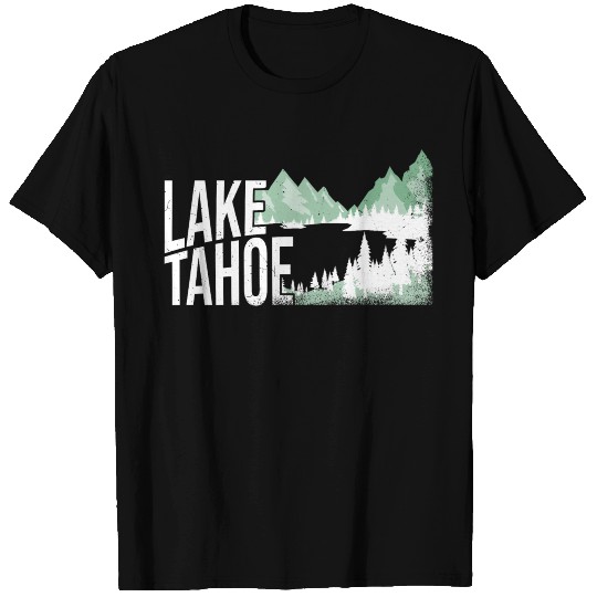 Lake Tahoe Landscape Vintage T Shirts