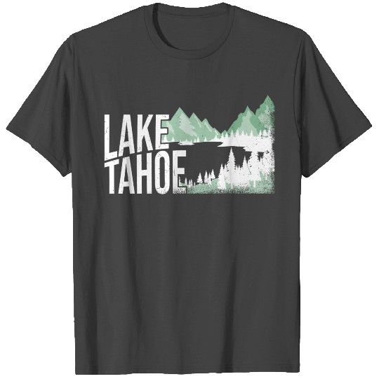 Lake Tahoe Landscape Vintage T Shirts
